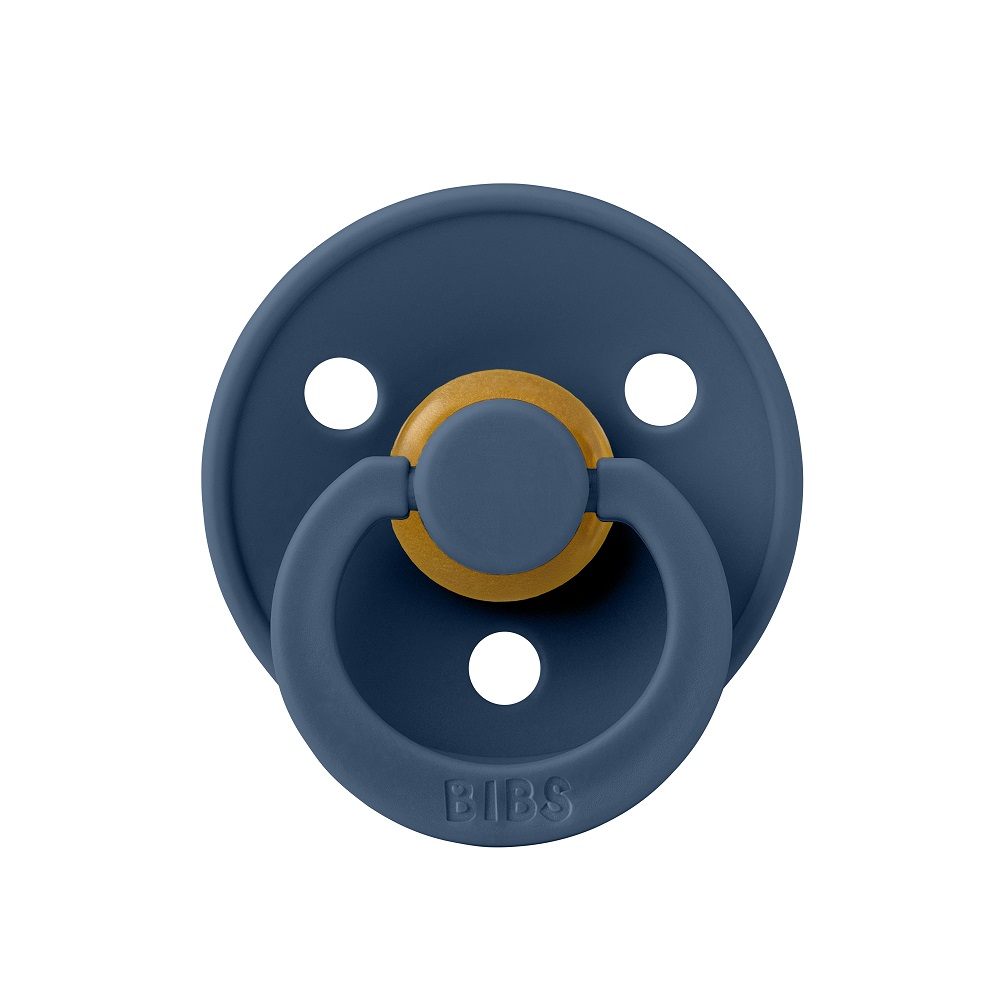 Соска-пустышка BIBS Colour Latex Steel Blue 6-18 месяцев