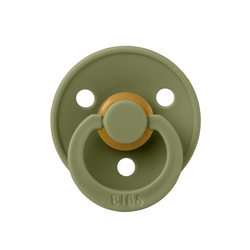 Соска BIBS Colour латекс 0-6 мес, Olive