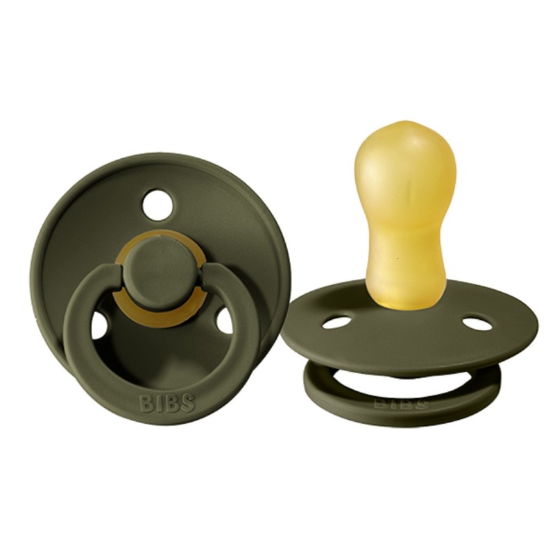Соска-пустышка BIBS Colour Latex Hunter green 18-36 меcяцев