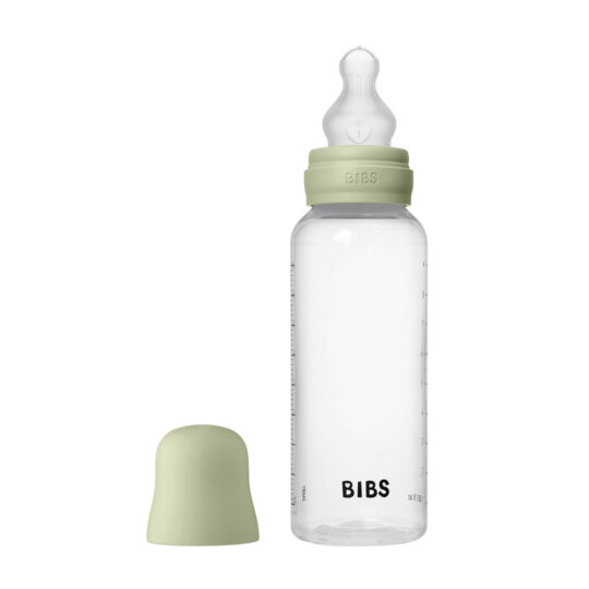 BIBS Бутылочка для кормления полипропиленовая в комплекте с силиконовой соской, средний поток BIBS - Sage, 150 мл